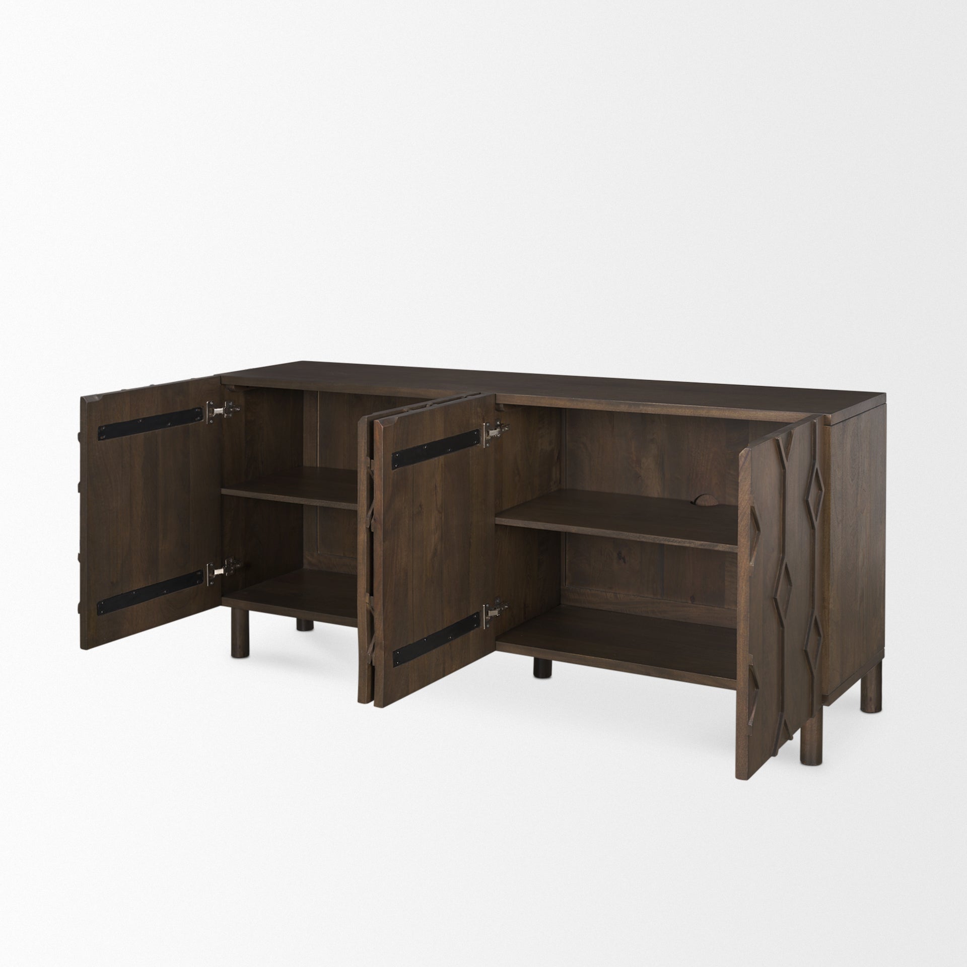 Mercana Heera Four Doors Wood Sideboard