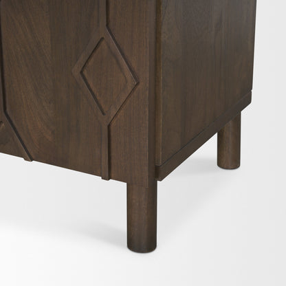 Mercana Heera Four Doors Wood Sideboard