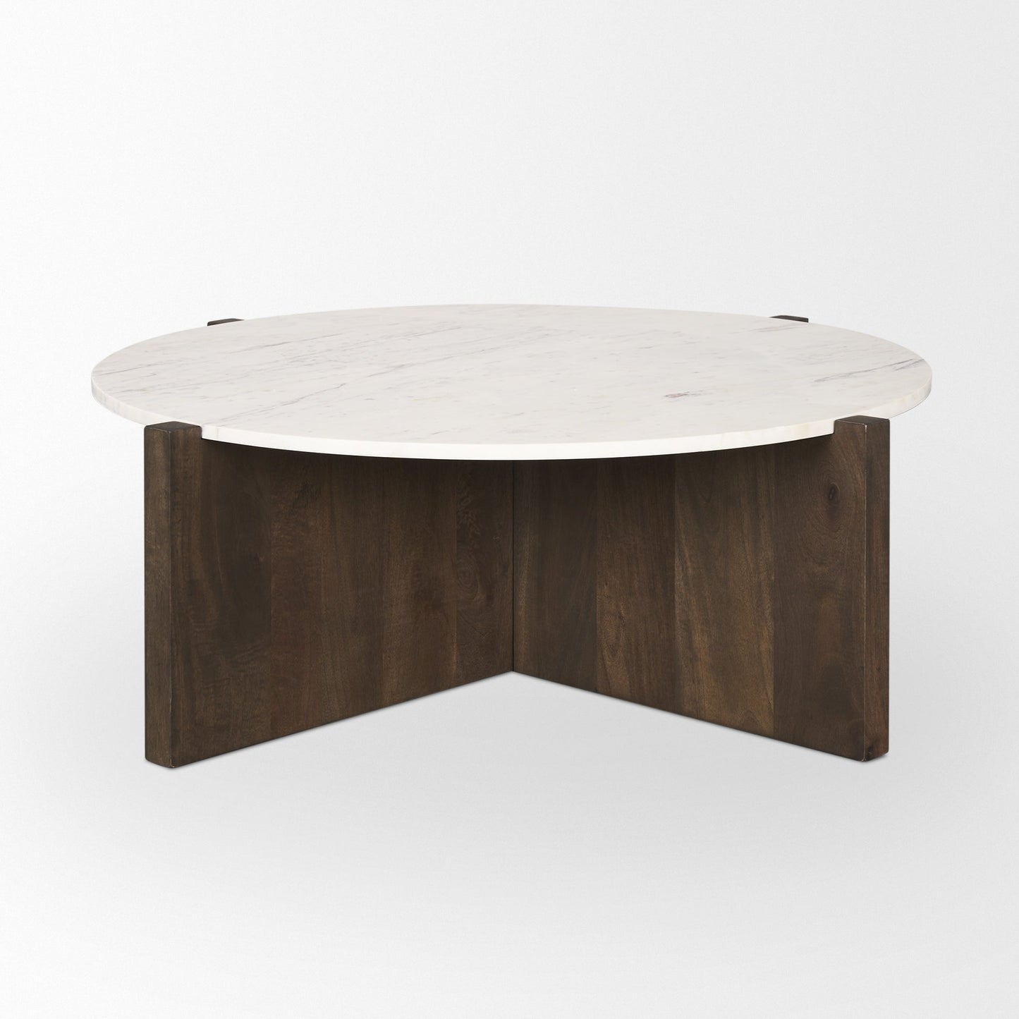 Mercana Bianca White Marble Top Coffee Table