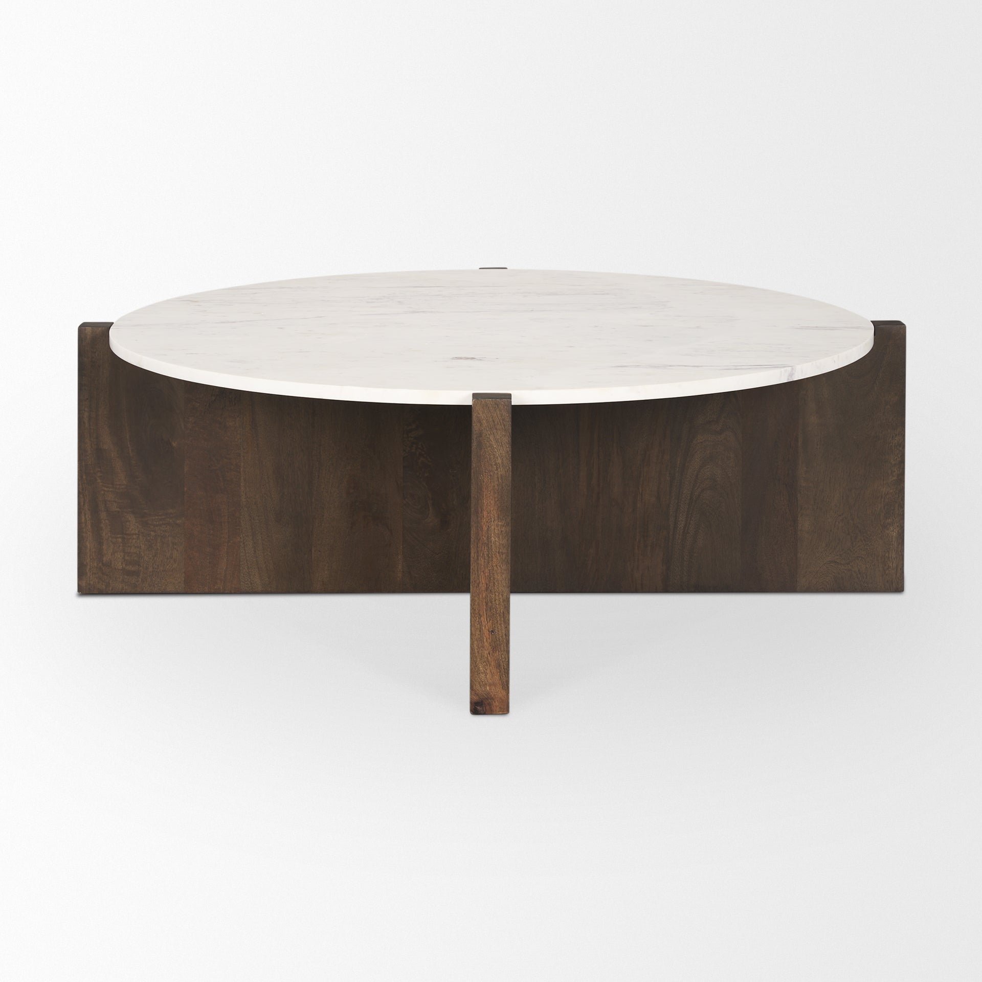 Mercana Bianca White Marble Top Coffee Table