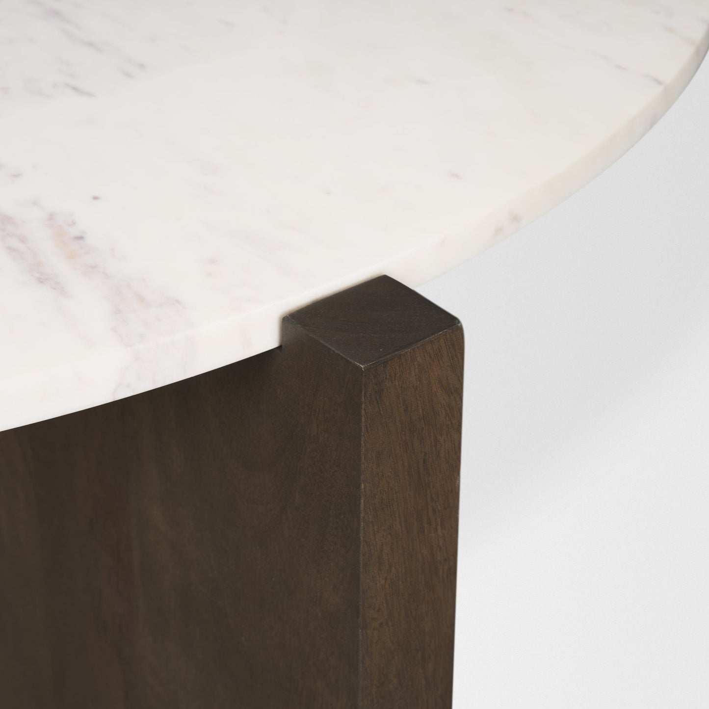 Mercana Bianca White Marble Top Coffee Table