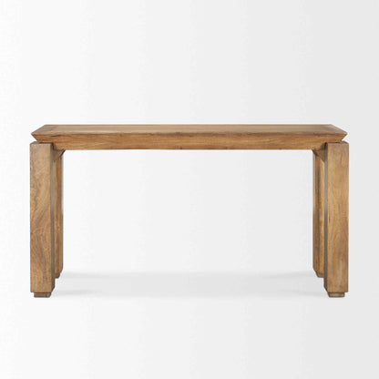 Mercana Sapphira Wooden Brown Console Table