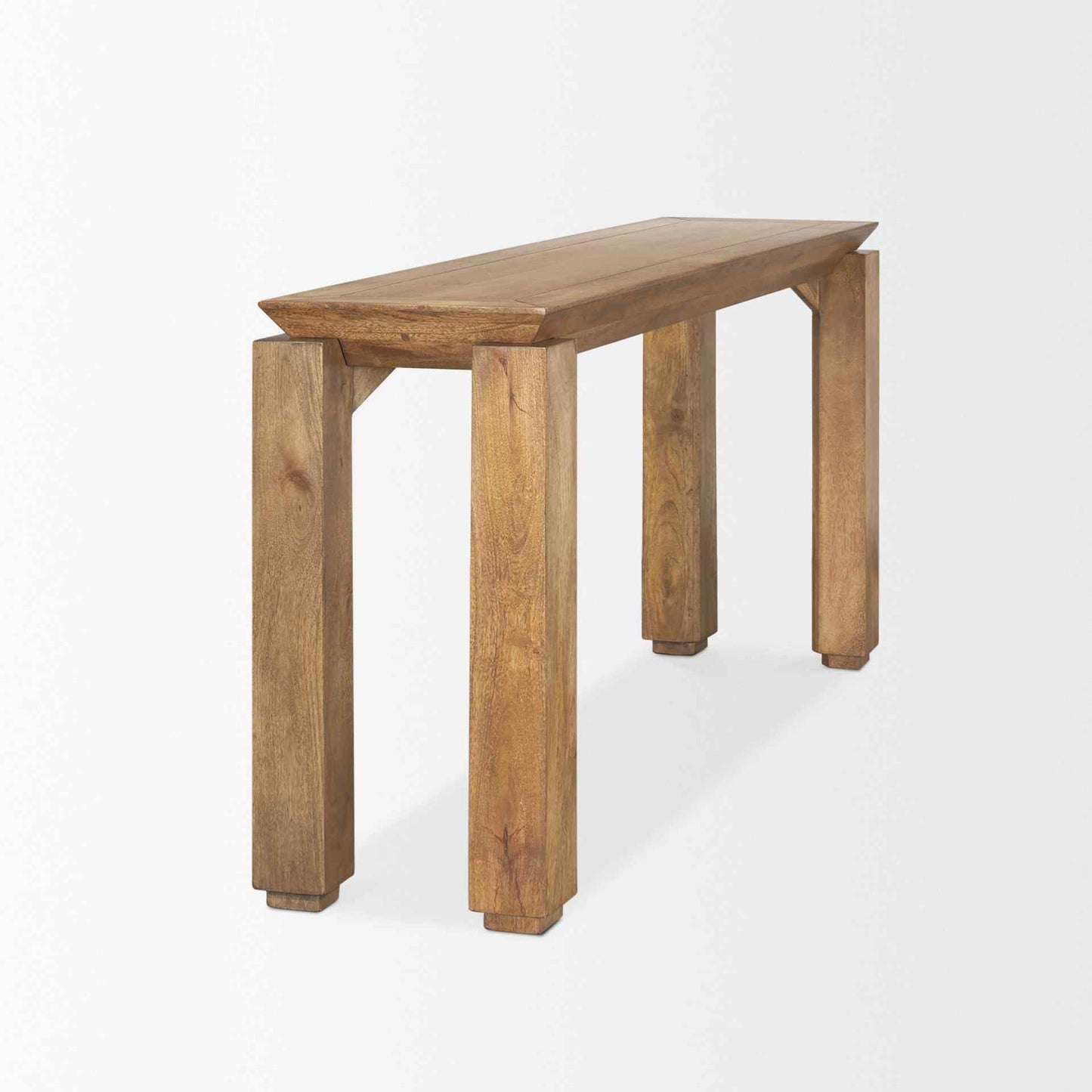 Mercana Sapphira Wooden Brown Console Table