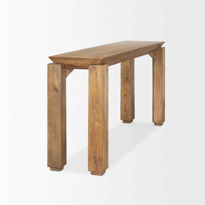 Mercana Sapphira Wooden Brown Console Table