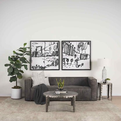 Mercana Randy Aluminum Round Coffee Table