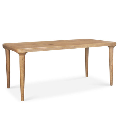 Mercana Suvan Wooden Brown Rectangular Dining Table