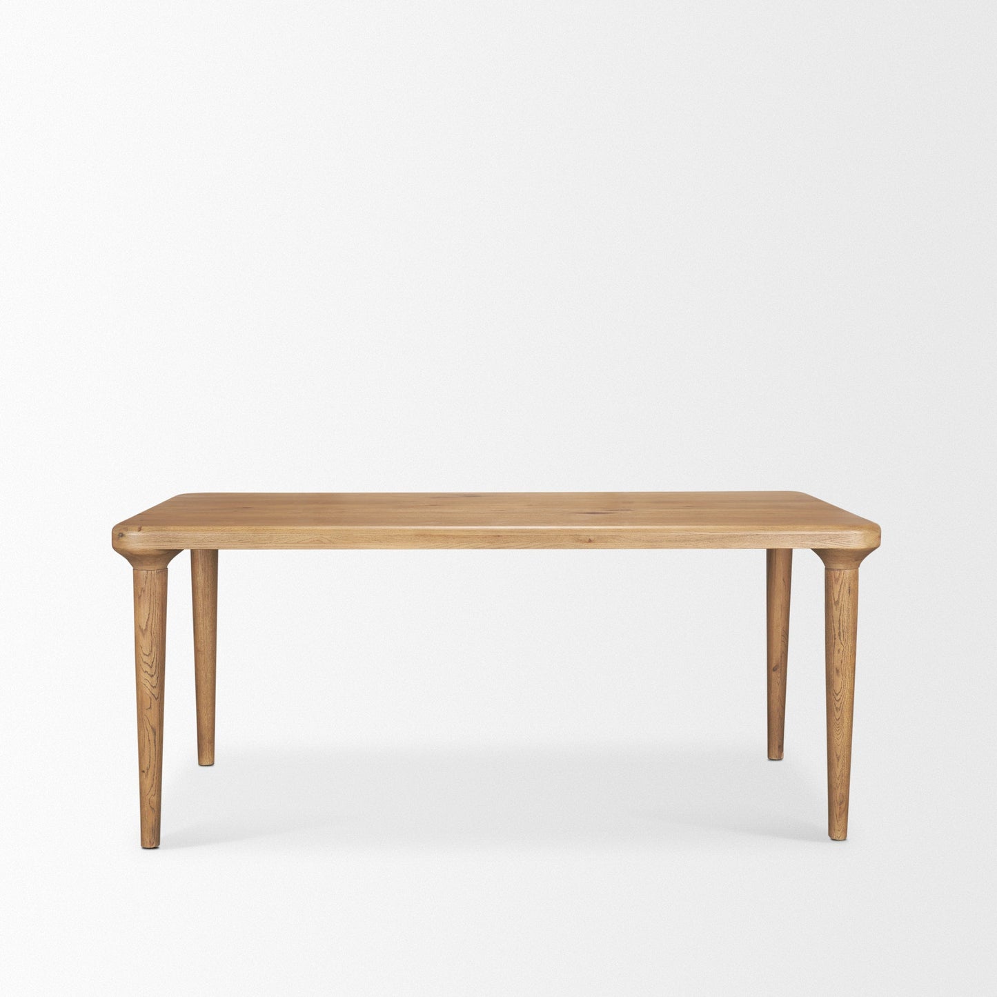 Mercana Suvan Wooden Brown Rectangular Dining Table