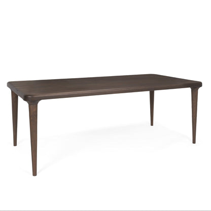 Mercana Suvan Wooden Brown Rectangular Dining Table
