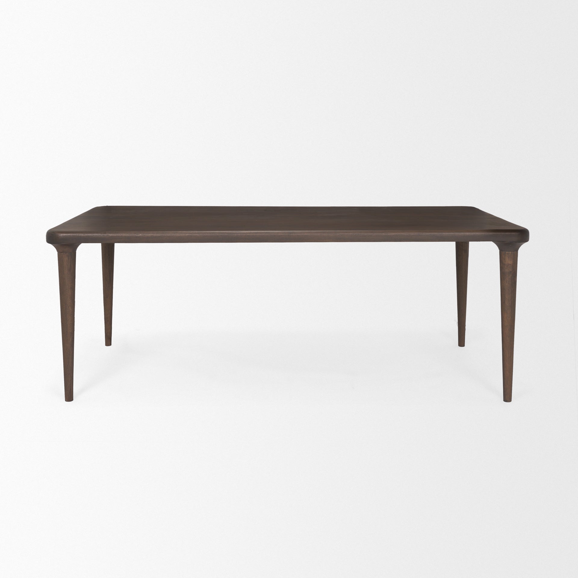 Mercana Suvan Wooden Brown Rectangular Dining Table