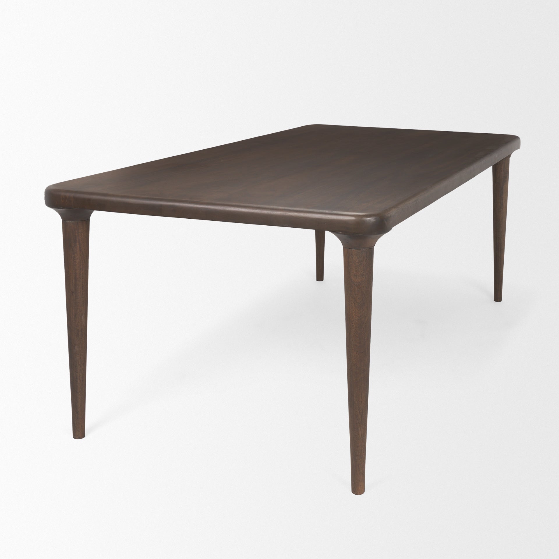 Mercana Suvan Wooden Brown Rectangular Dining Table