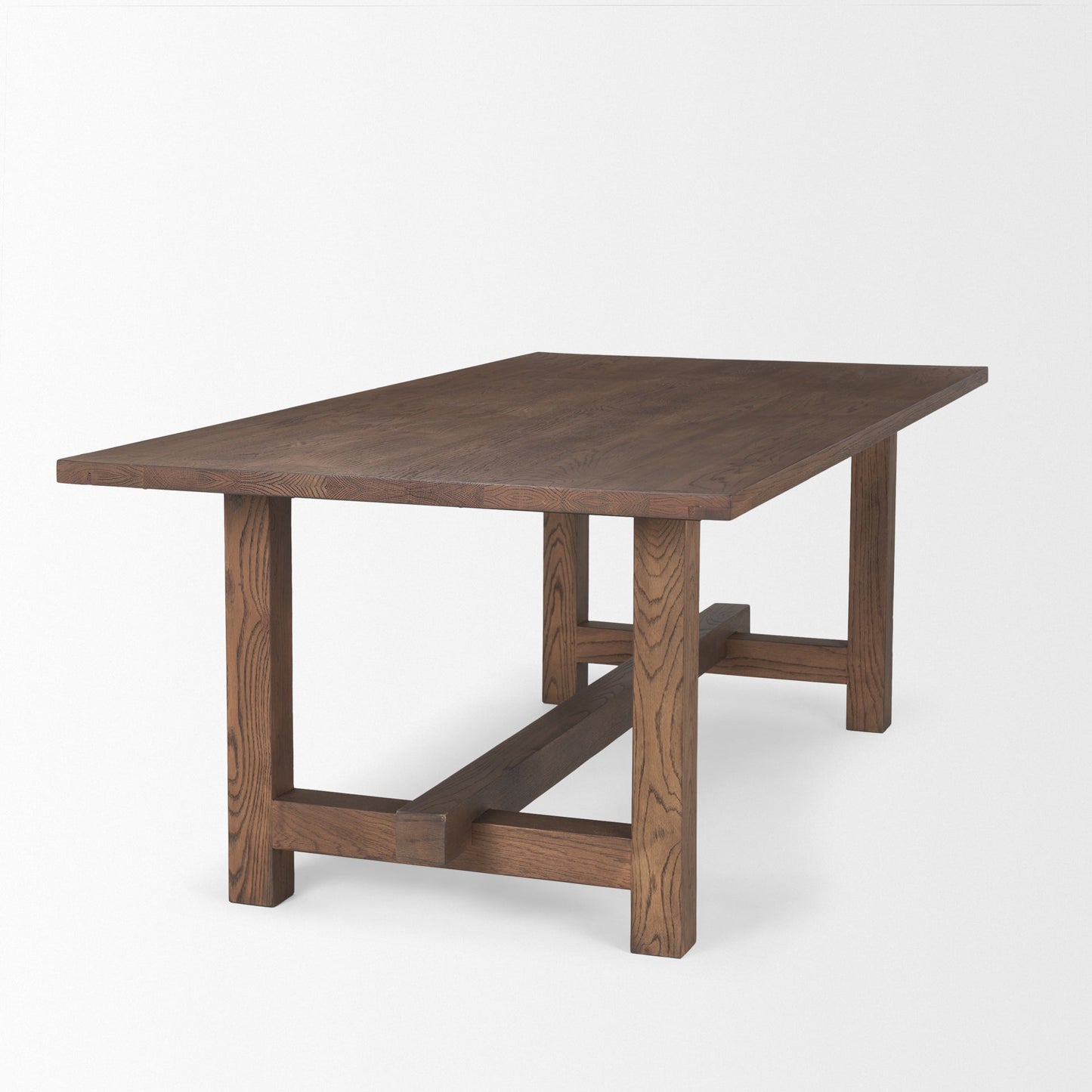 Mercana Suke Brown Rectangular Dining Table