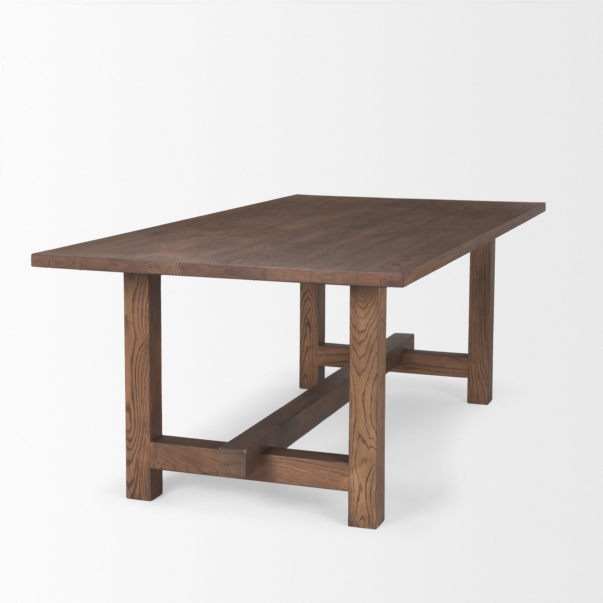 Mercana Suke Brown Rectangular Dining Table