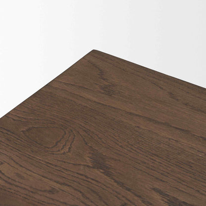 Mercana Suke Brown Rectangular Dining Table
