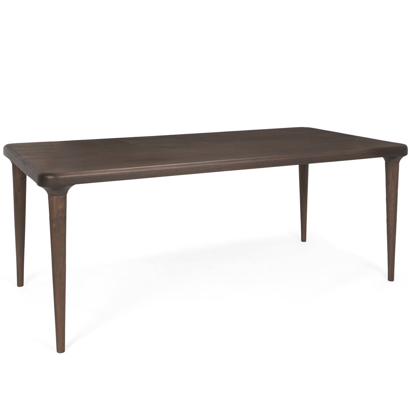Mercana Suvan Wooden Brown Rectangular Dining Table