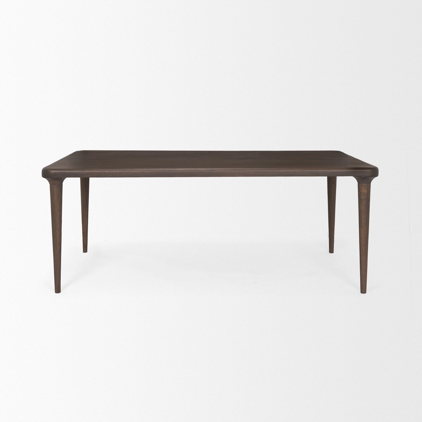 Mercana Suvan Wooden Brown Rectangular Dining Table