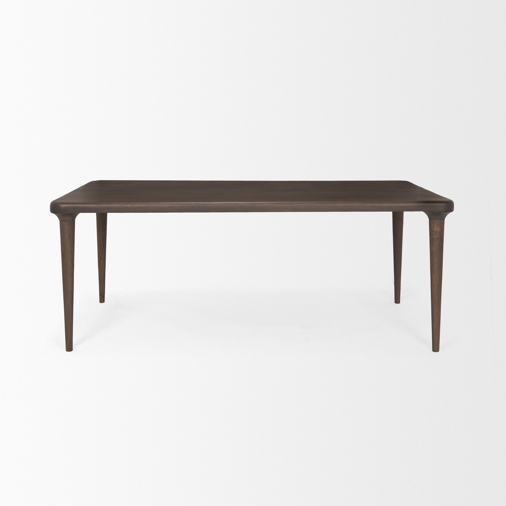 Mercana Suvan Wooden Brown Rectangular Dining Table