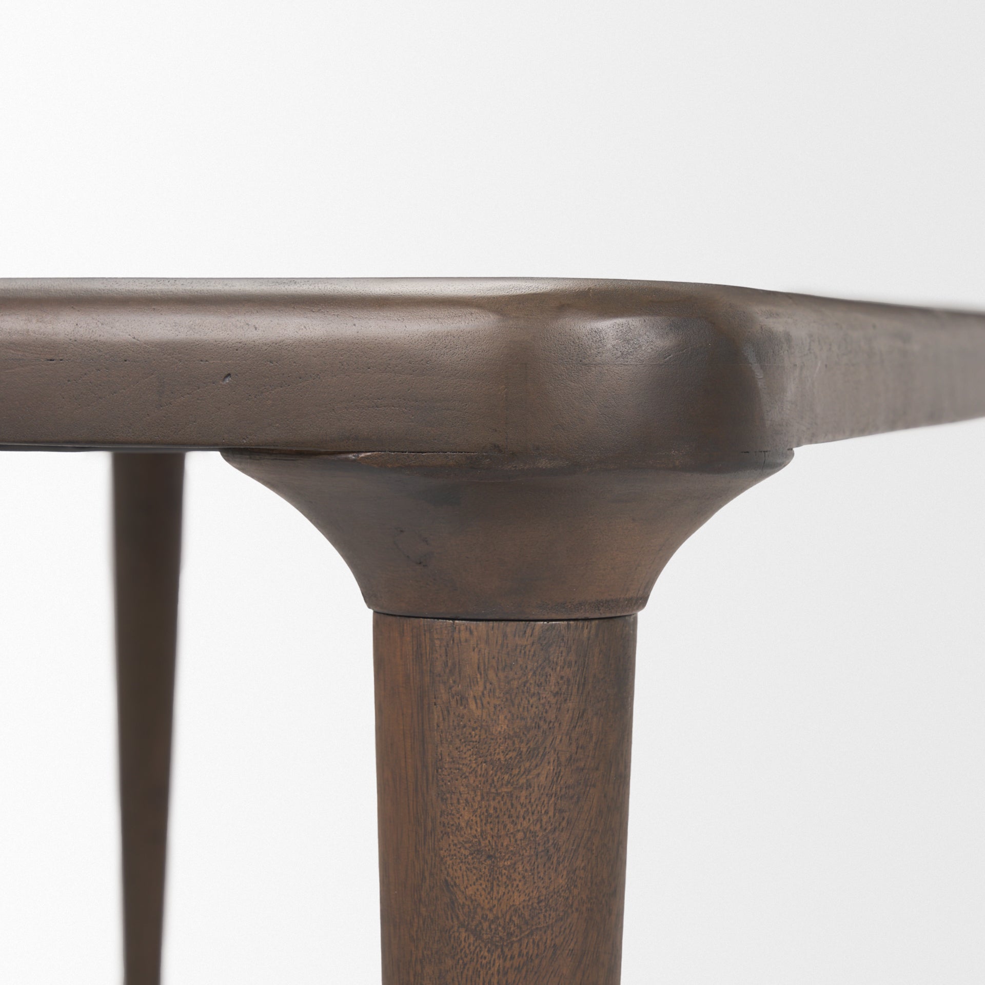 Mercana Suvan Wooden Brown Rectangular Dining Table