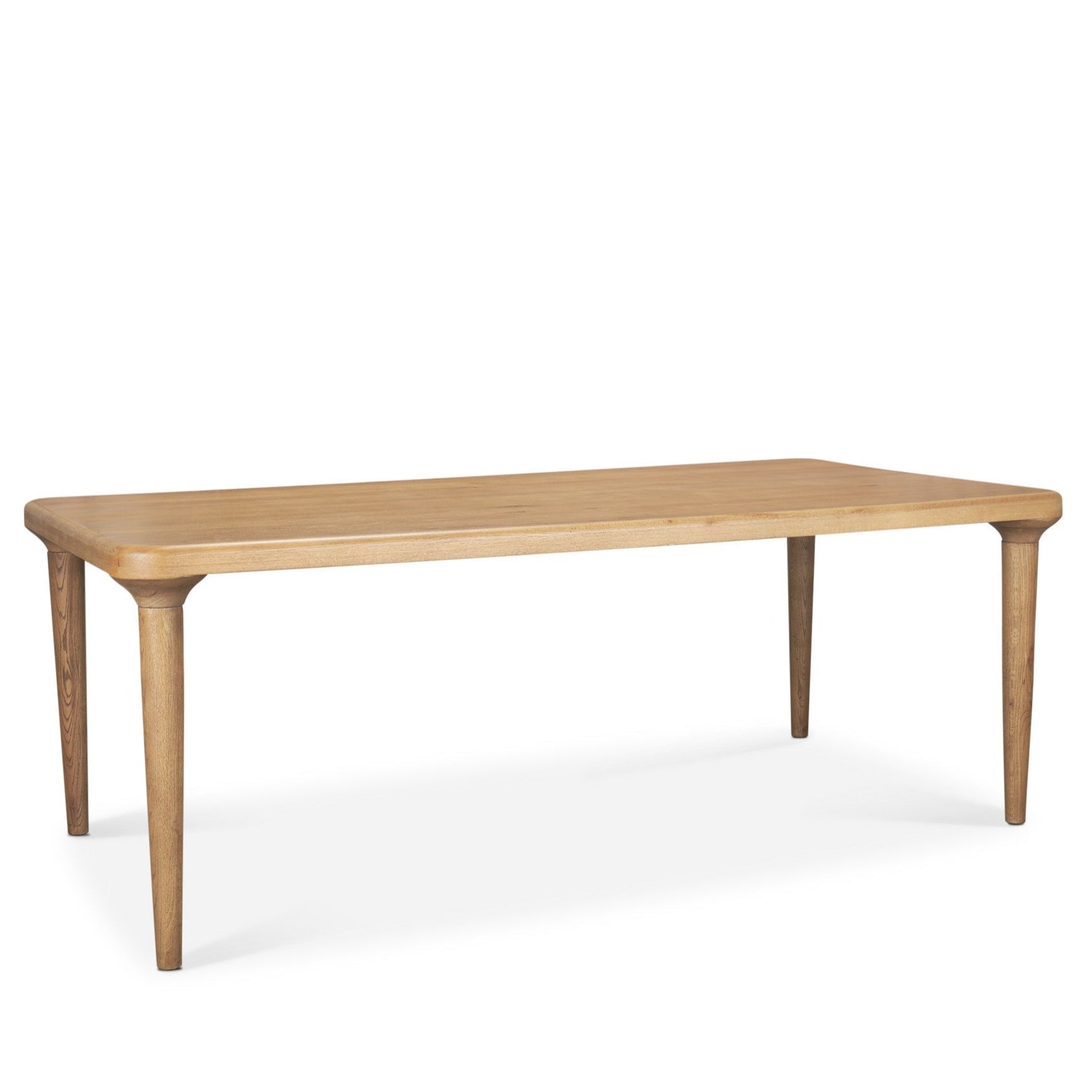 Mercana Suvan Wooden Brown Rectangular Dining Table