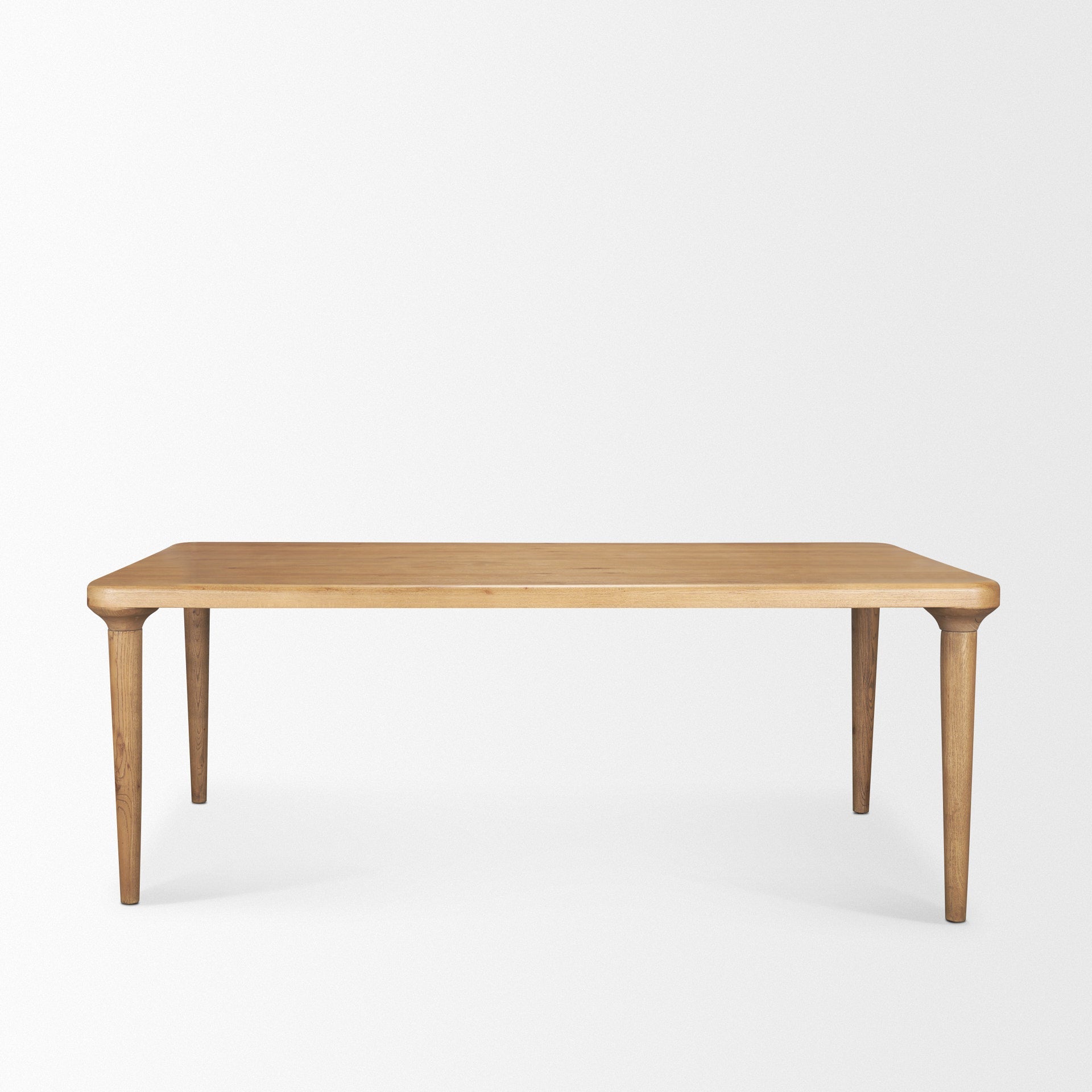 Mercana Suvan Wooden Brown Rectangular Dining Table
