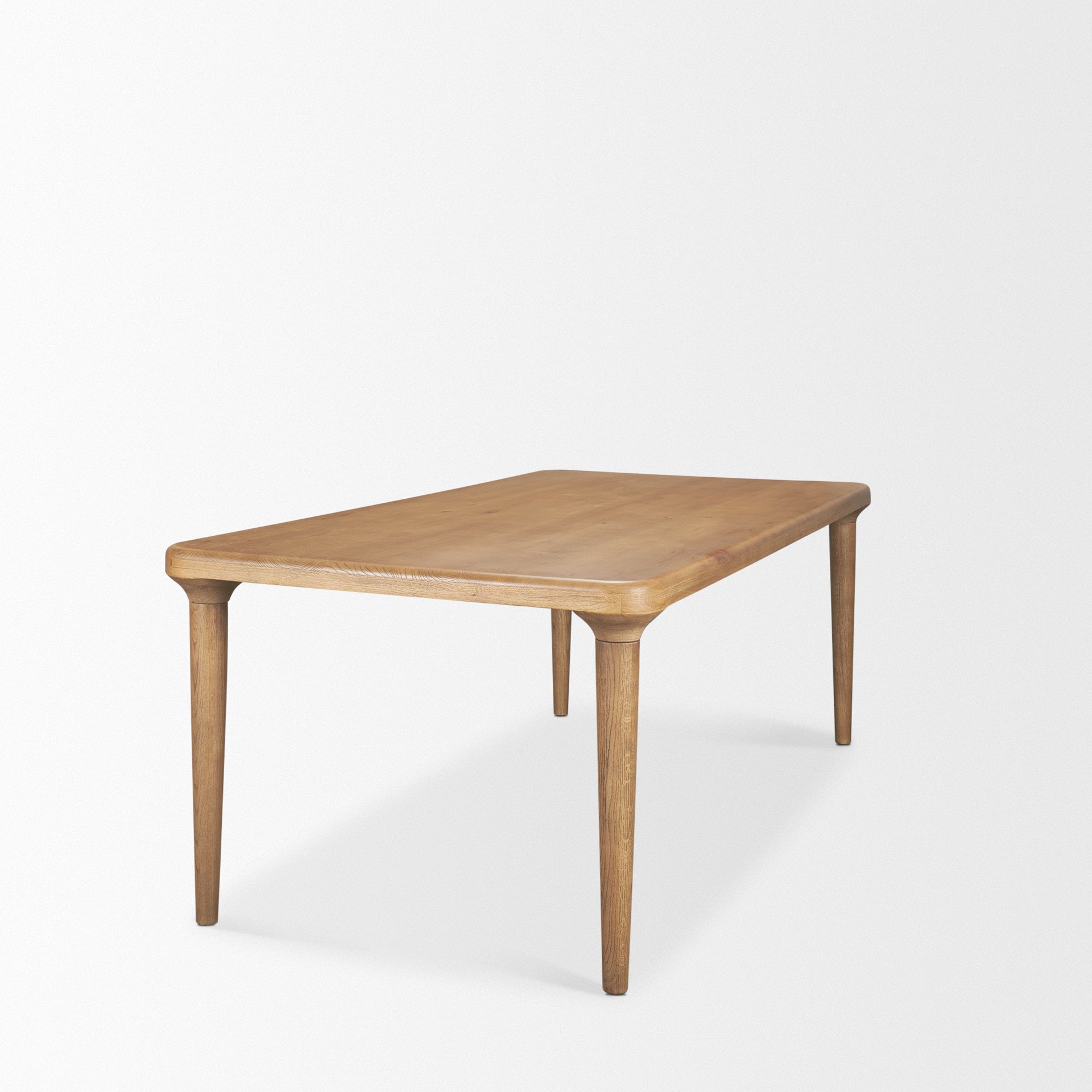 Mercana Suvan Wooden Brown Rectangular Dining Table
