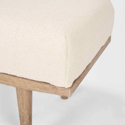 Shae Fabric Backless Bedroom Bench