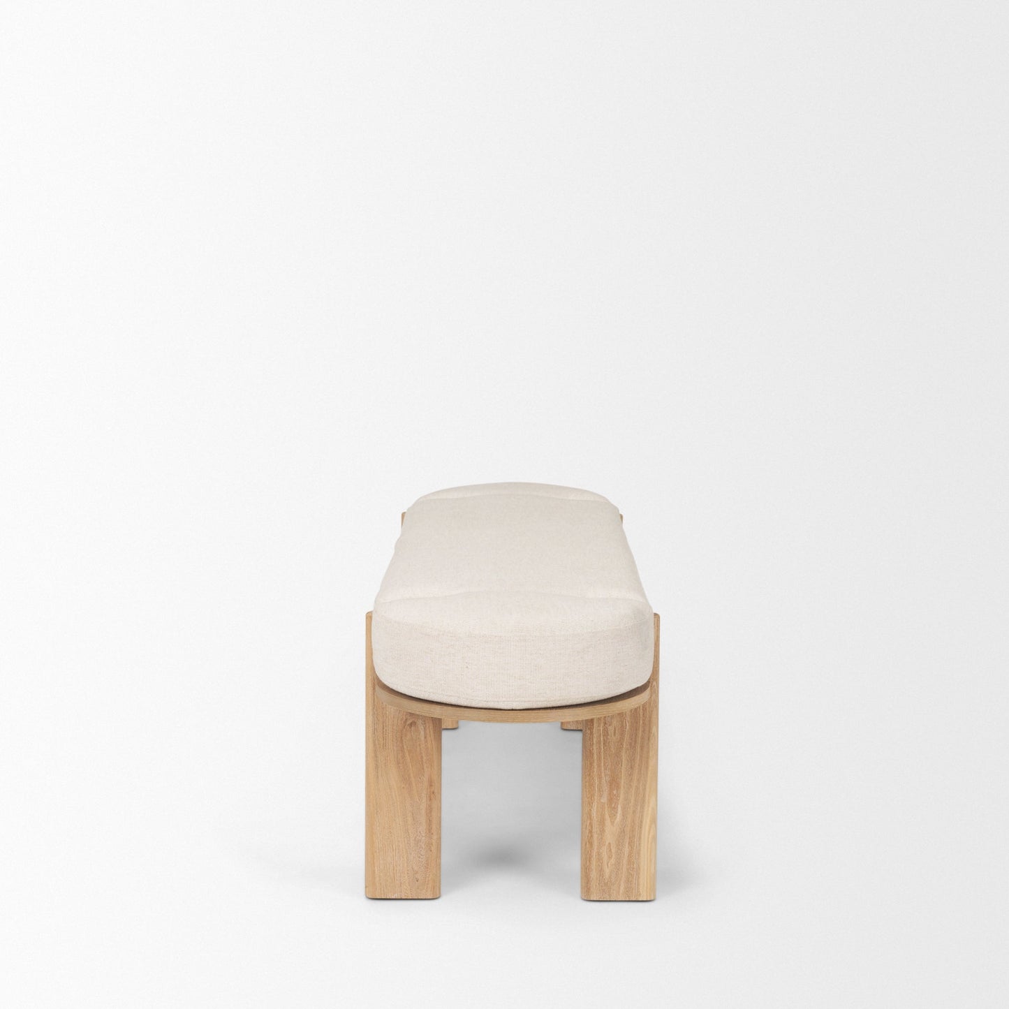 Sohan Oatmeal Fabric Bedroom Bench