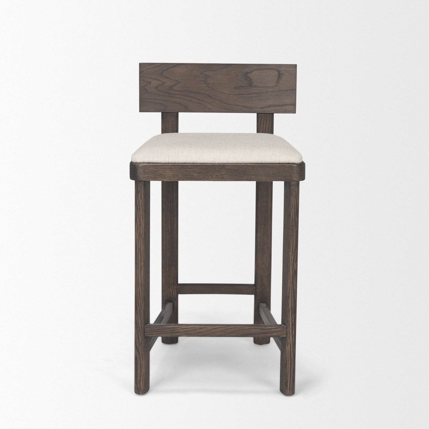 Soren Oatmeal Fabric Counter Stool