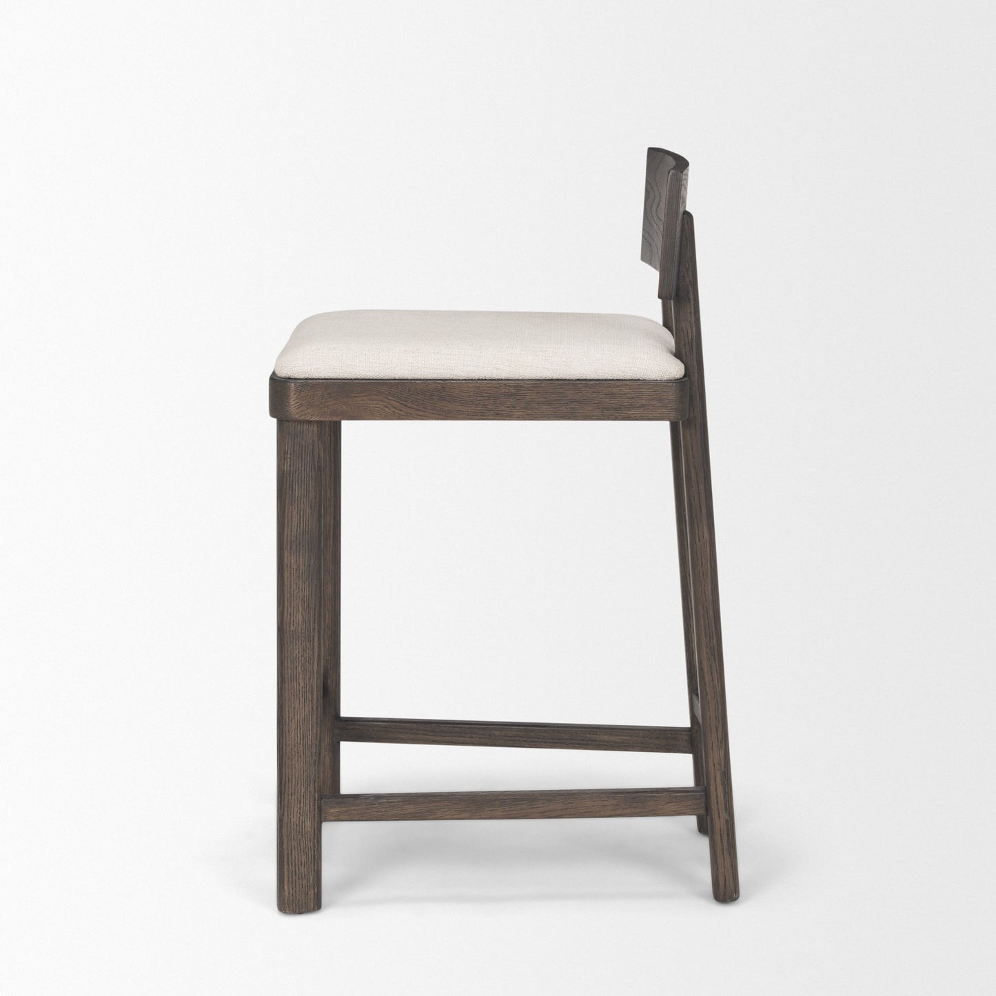 Soren Oatmeal Fabric Counter Stool