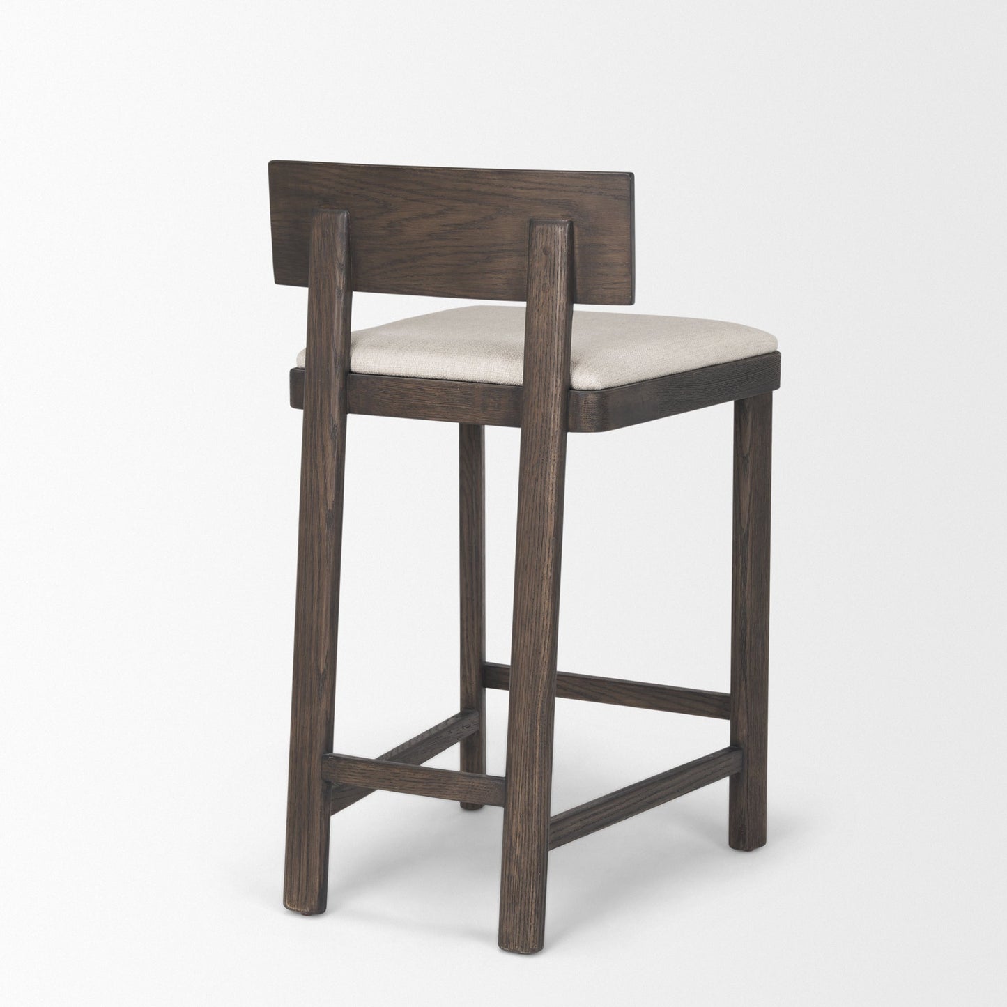 Soren Oatmeal Fabric Counter Stool