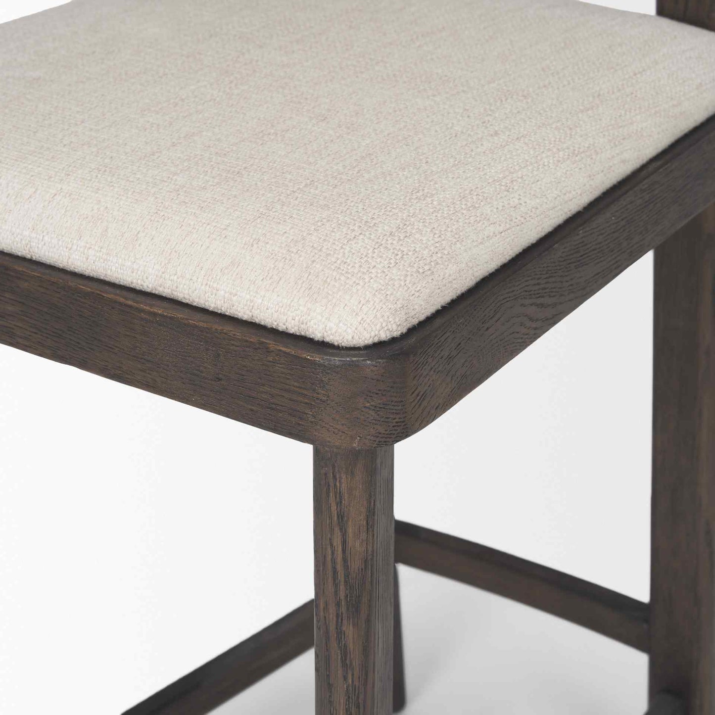 Soren Oatmeal Fabric Counter Stool