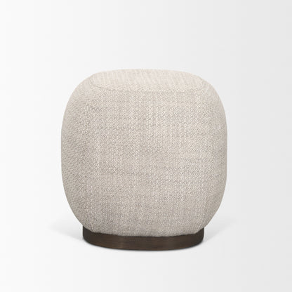Siren Boucle Fabric Accent Stool