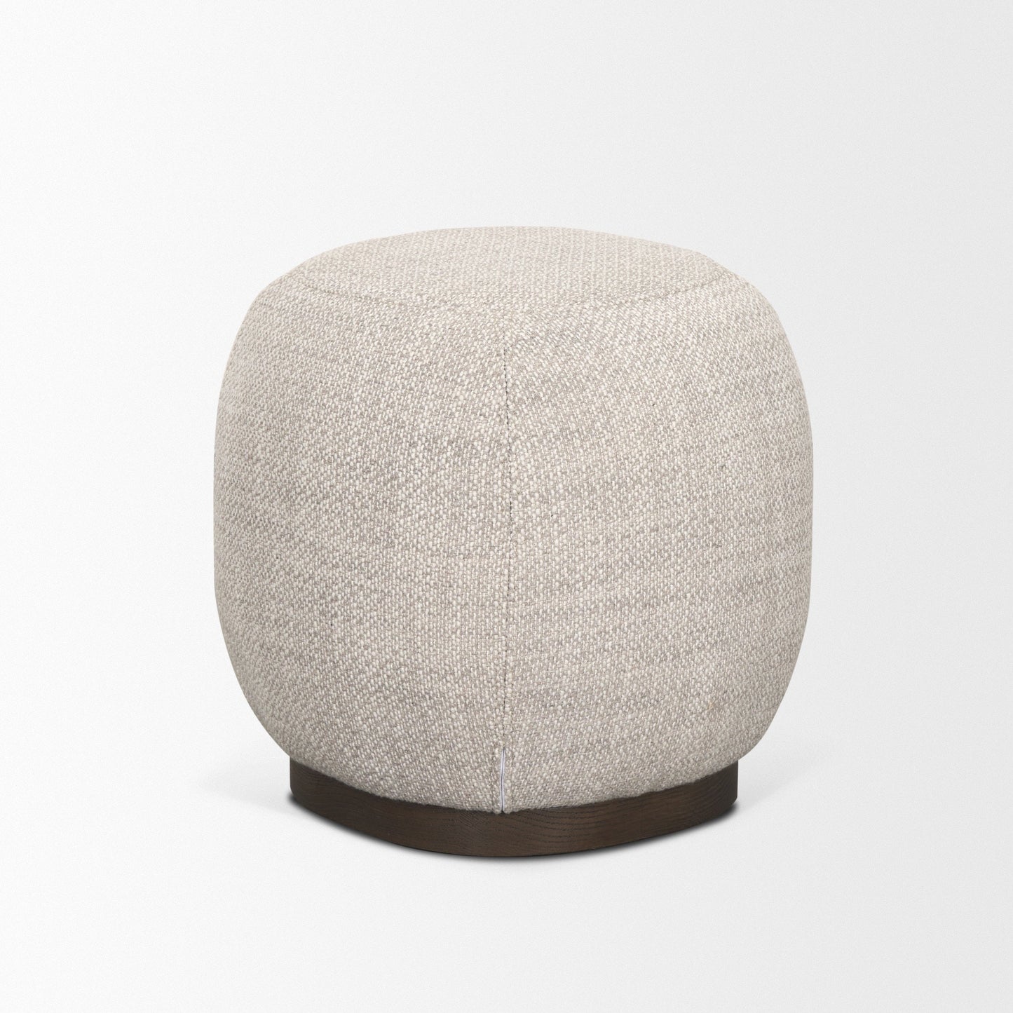 Siren Boucle Fabric Accent Stool