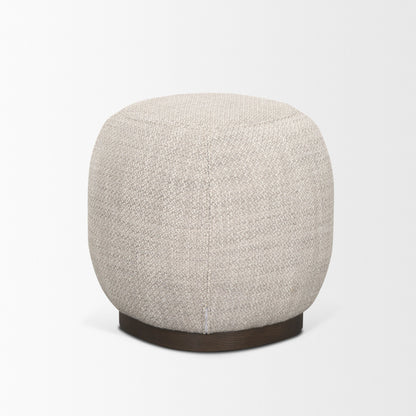 Siren Boucle Fabric Accent Stool