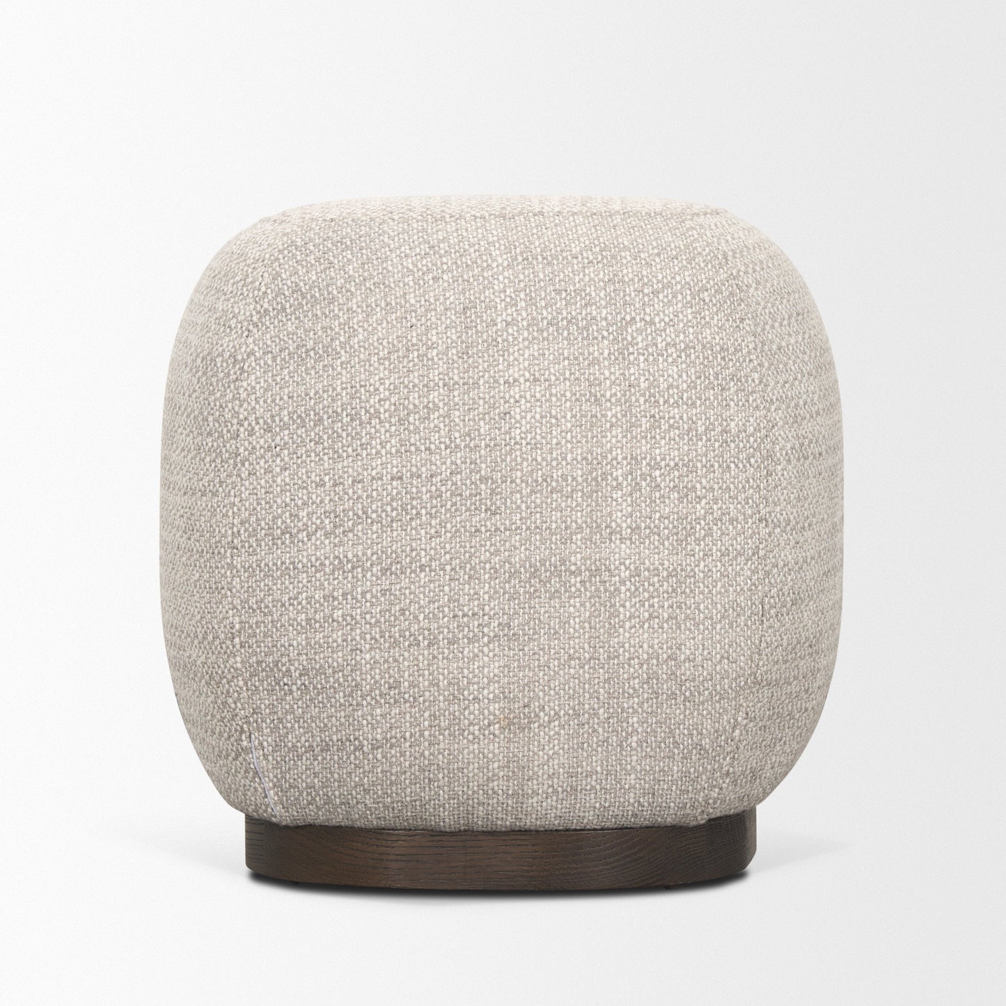Siren Boucle Fabric Accent Stool