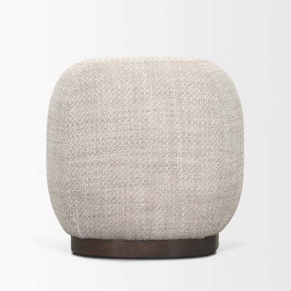 Siren Boucle Fabric Accent Stool