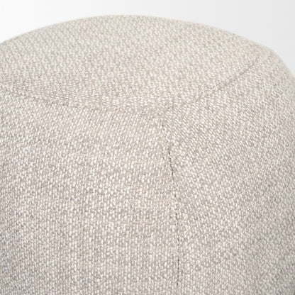 Siren Boucle Fabric Accent Stool