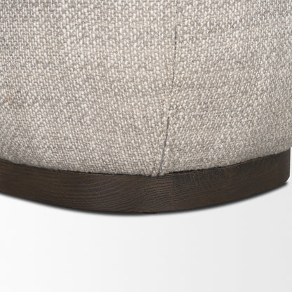 Siren Boucle Fabric Accent Stool