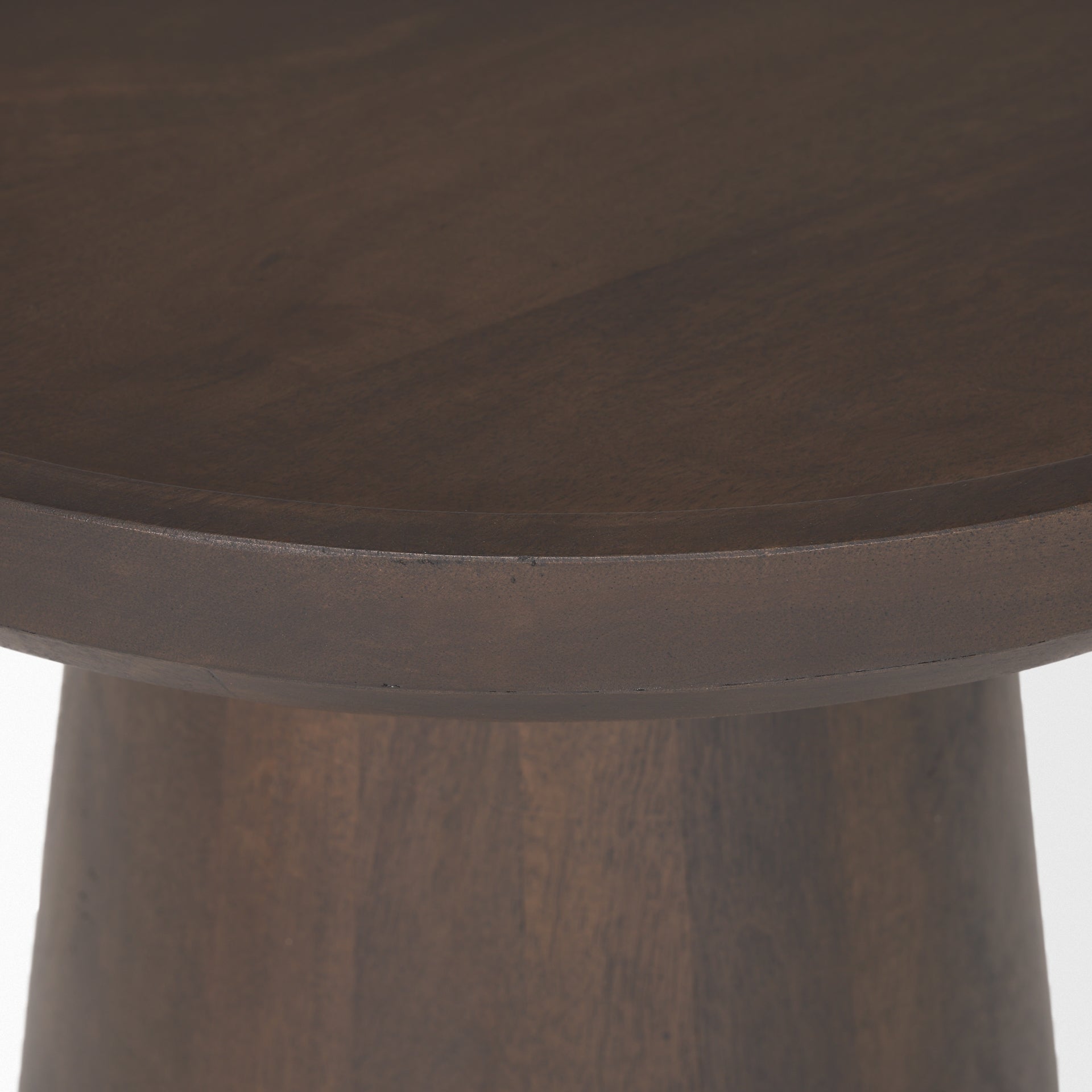 Mercana Takoda Wood Tapered Drum Accent Table