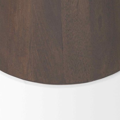 Mercana Takoda Wood Tapered Drum Accent Table