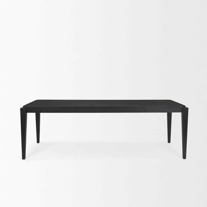 Teva Wooden Black Dining Table