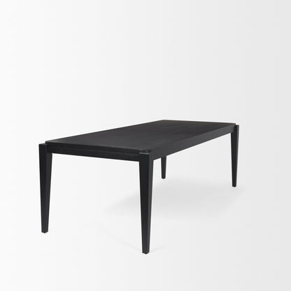 Teva Wooden Black Dining Table