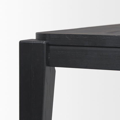 Teva Wooden Black Dining Table