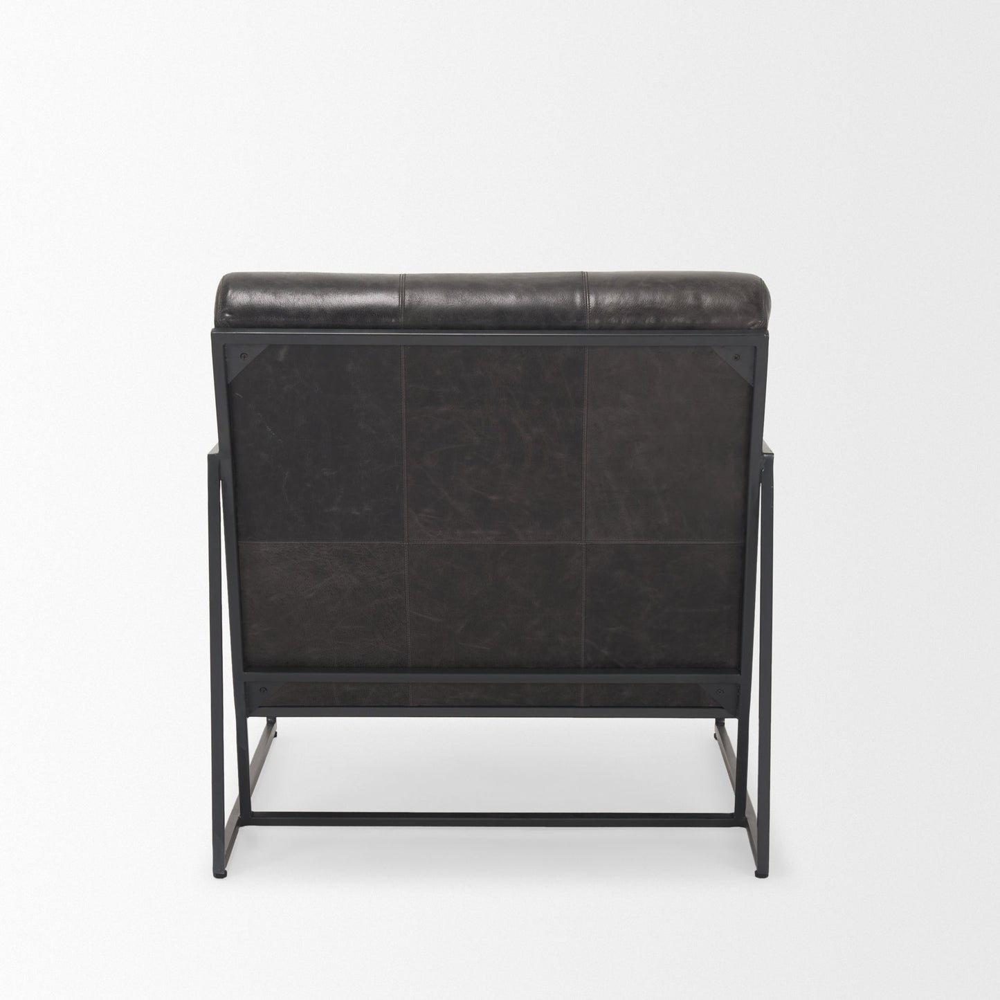 Stratton Genuine Leather Accent Chair