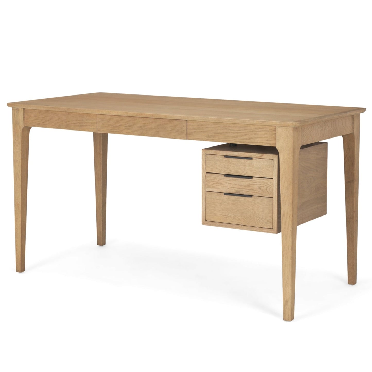 Tino Four Drawers Wood Desk