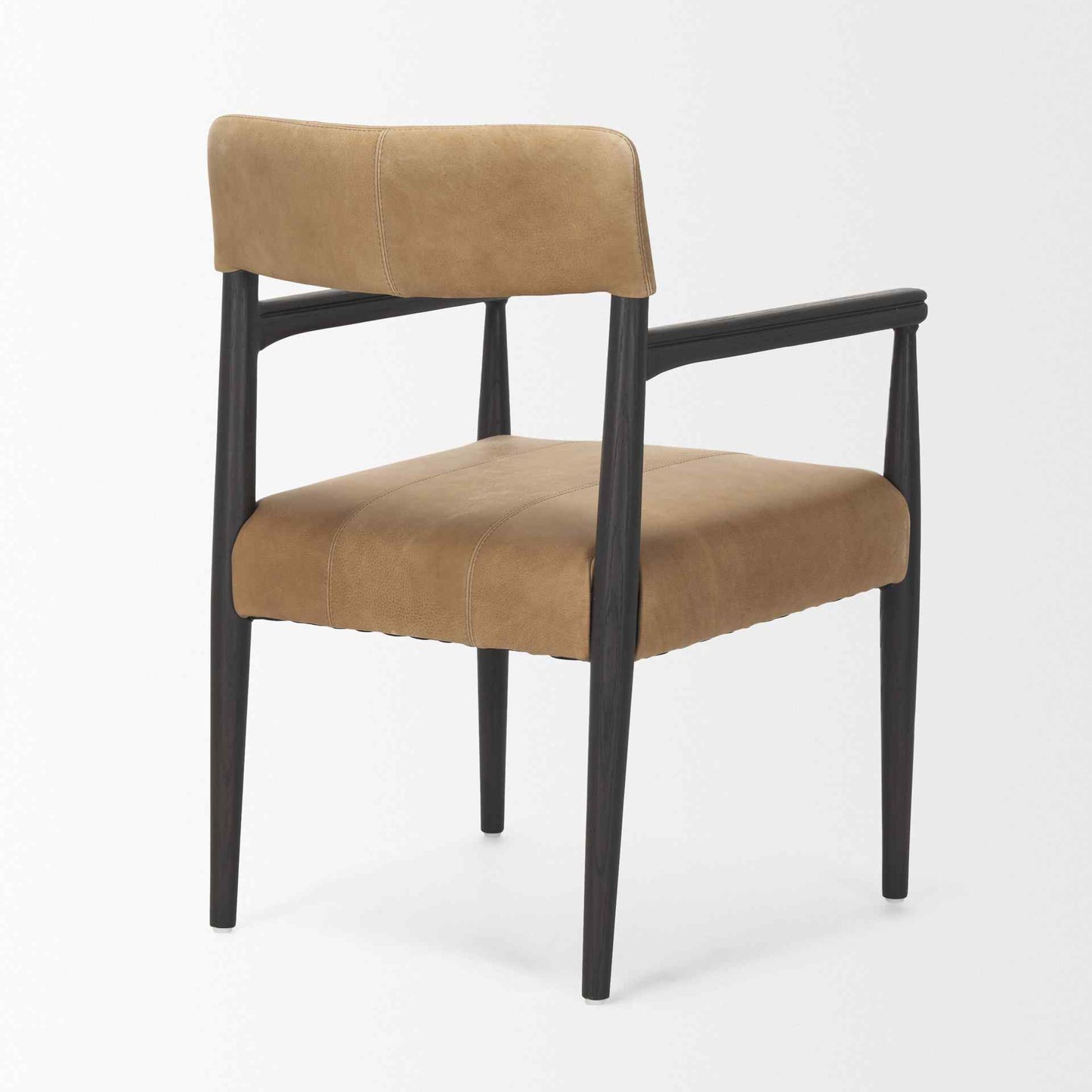 Mercana Toni Chestnut Leather Dining Chair (Set of 2)