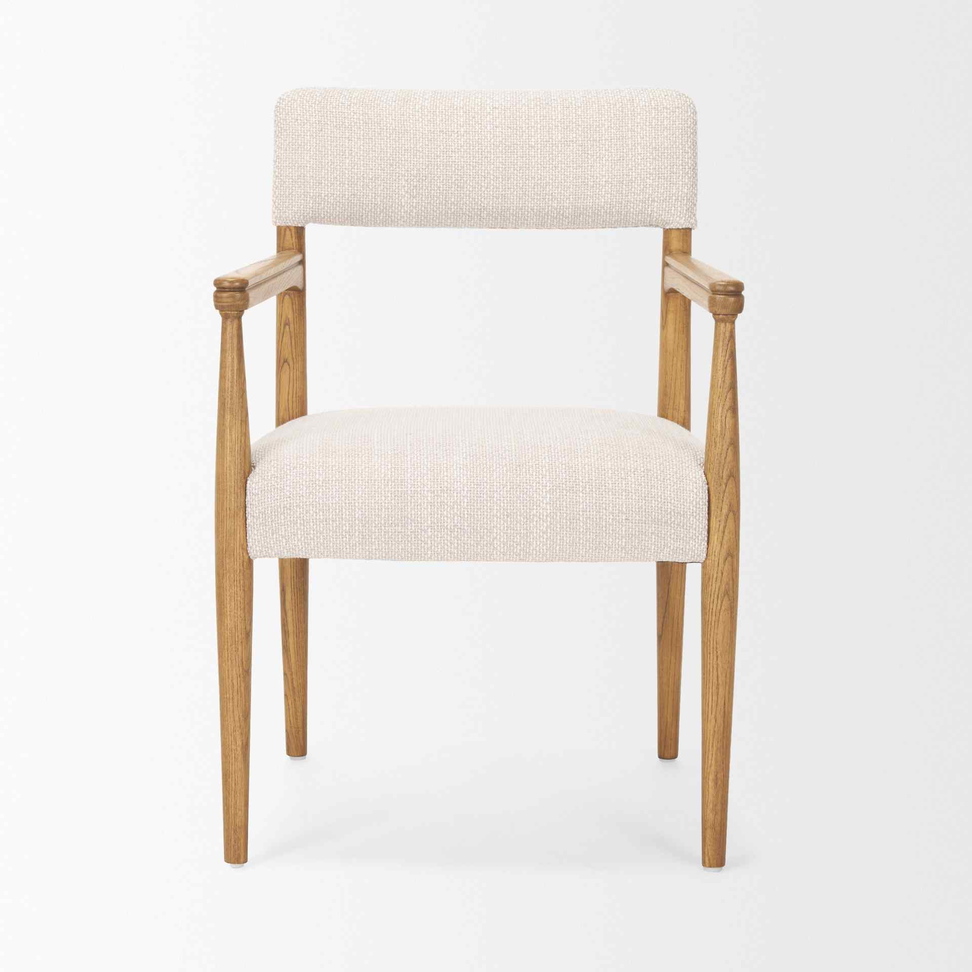 Mercana Toni Chestnut Leather Dining Chair (Set of 2)