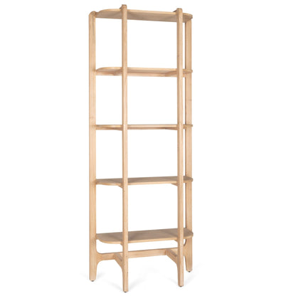 Taylin Light Brown Solid Wood Etagere