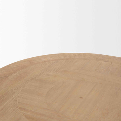 Taylin Light Brown Solid Wood Desk