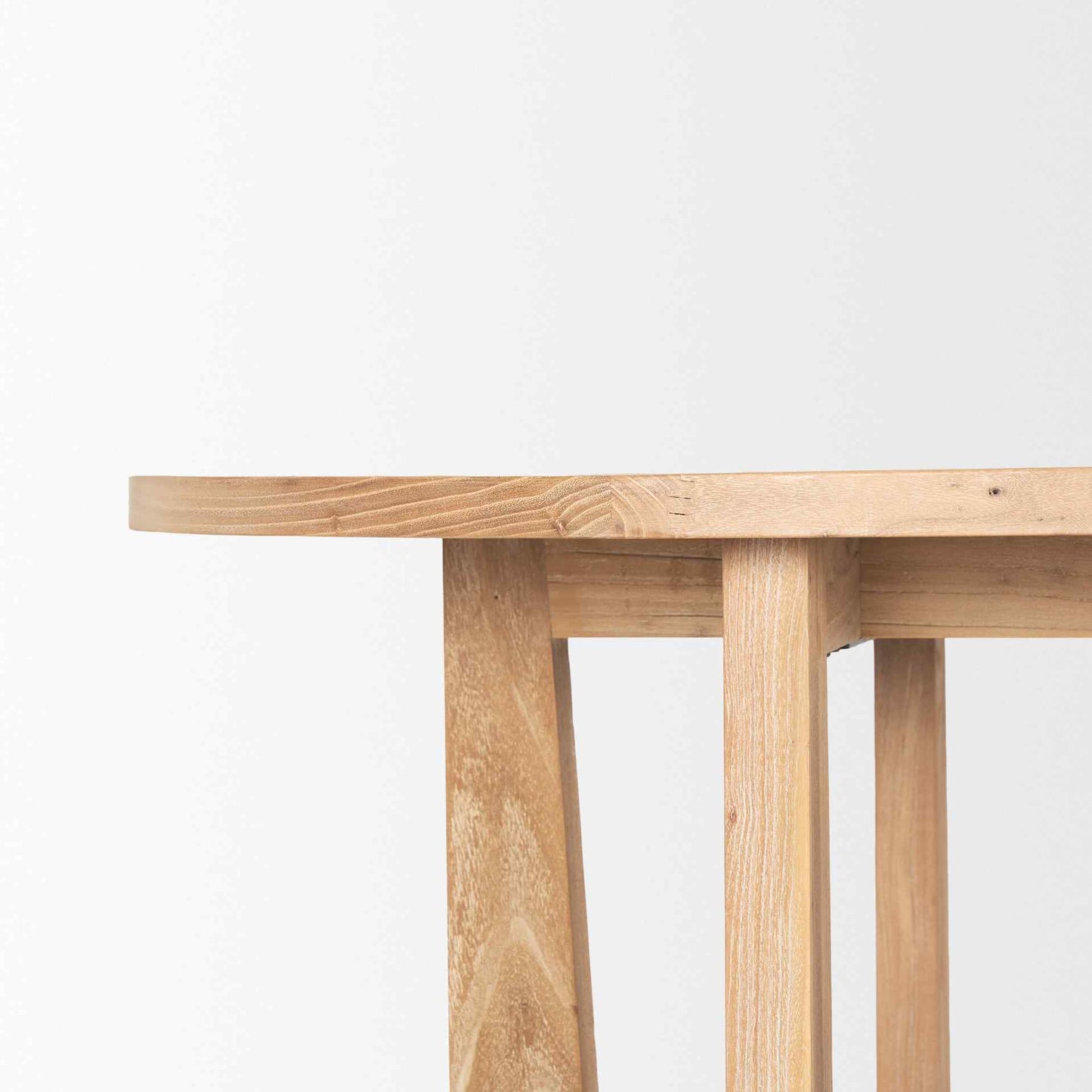 Taylin Light Brown Solid Wood Desk