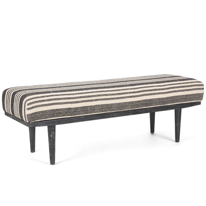 Shae Fabric Backless Bedroom Bench